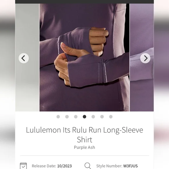 Lululemon It's Rulu Run Long Sleeve Shirt - Picture 11 of 12
